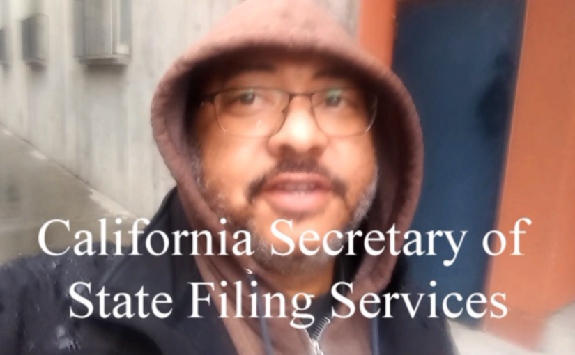 california secretary of state filing services